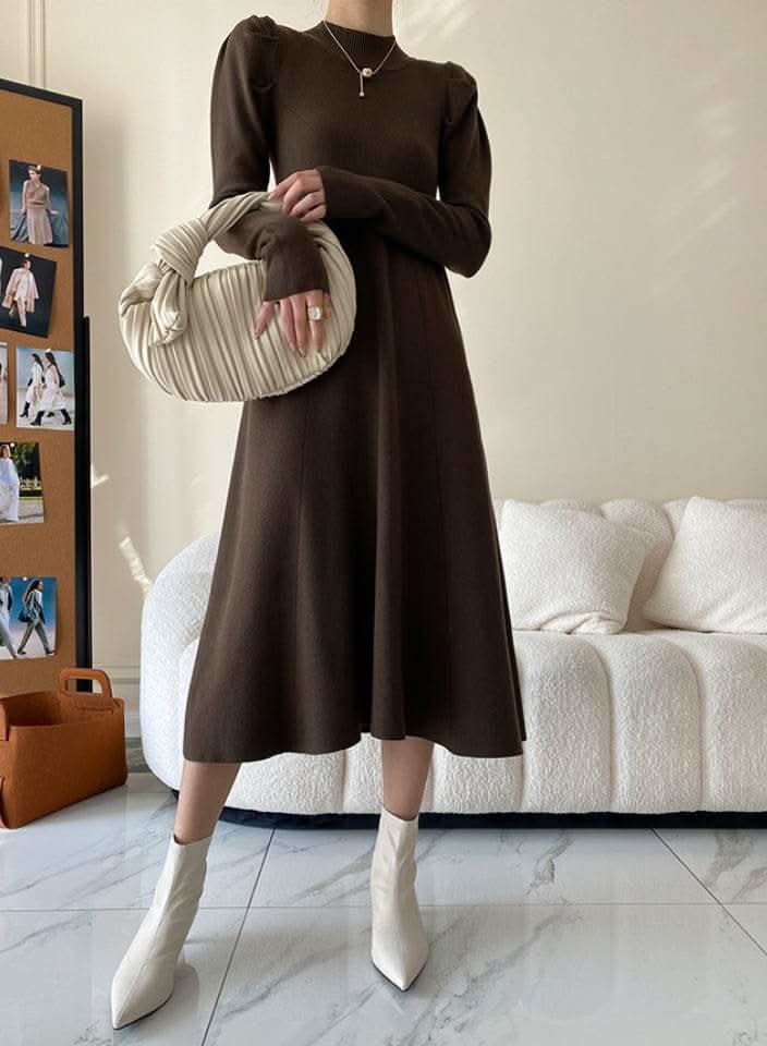 <インスタグラマー様ご愛用>【動画あり】パフスリーブエレガントニットワンピース 4色展開 - select store mirror me<インスタグラマー様ご愛用>【動画あり】パフスリーブエレガントニットワンピース 4色展開197270081mirror meselect store mirror me197270081アイボリー