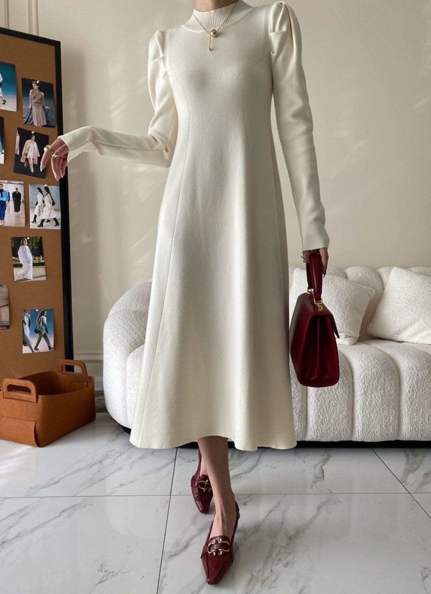 <インスタグラマー様ご愛用>【動画あり】パフスリーブエレガントニットワンピース 4色展開 - select store mirror me<インスタグラマー様ご愛用>【動画あり】パフスリーブエレガントニットワンピース 4色展開197270081mirror meselect store mirror me197270081アイボリー