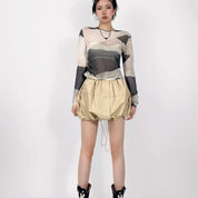 【動画あり】バルーンデザインミニ丈スカート 4色展開 - select store mirror me【動画あり】バルーンデザインミニ丈スカート 4色展開201811677mirror meselect store mirror me201811677ホワイトS