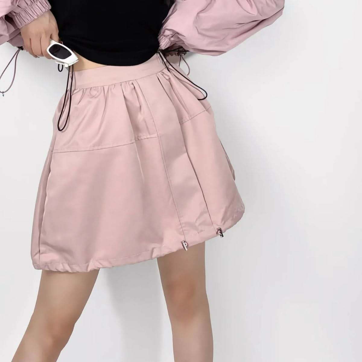 【動画あり】バルーンデザインミニ丈スカート 4色展開 - select store mirror me【動画あり】バルーンデザインミニ丈スカート 4色展開201811677mirror meselect store mirror me201811677ホワイトS