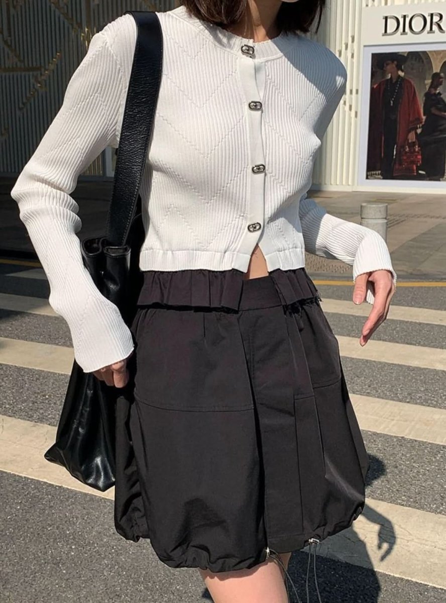 【動画あり】バルーンデザインミニ丈スカート 4色展開 - select store mirror me【動画あり】バルーンデザインミニ丈スカート 4色展開201811677mirror meselect store mirror me201811677ホワイトS