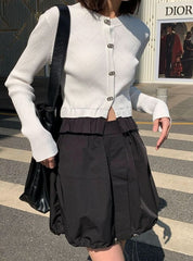 【動画あり】バルーンデザインミニ丈スカート 4色展開 - select store mirror me【動画あり】バルーンデザインミニ丈スカート 4色展開201811677mirror meselect store mirror me201811677ホワイトS