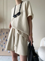 おすすめ【動画あり】サマーワンポイントスウェットセットアップ 4色展開 - select store mirror meおすすめ【動画あり】サマーワンポイントスウェットセットアップ 4色展開208702830mirror meselect store mirror me208702830ライトベージュ