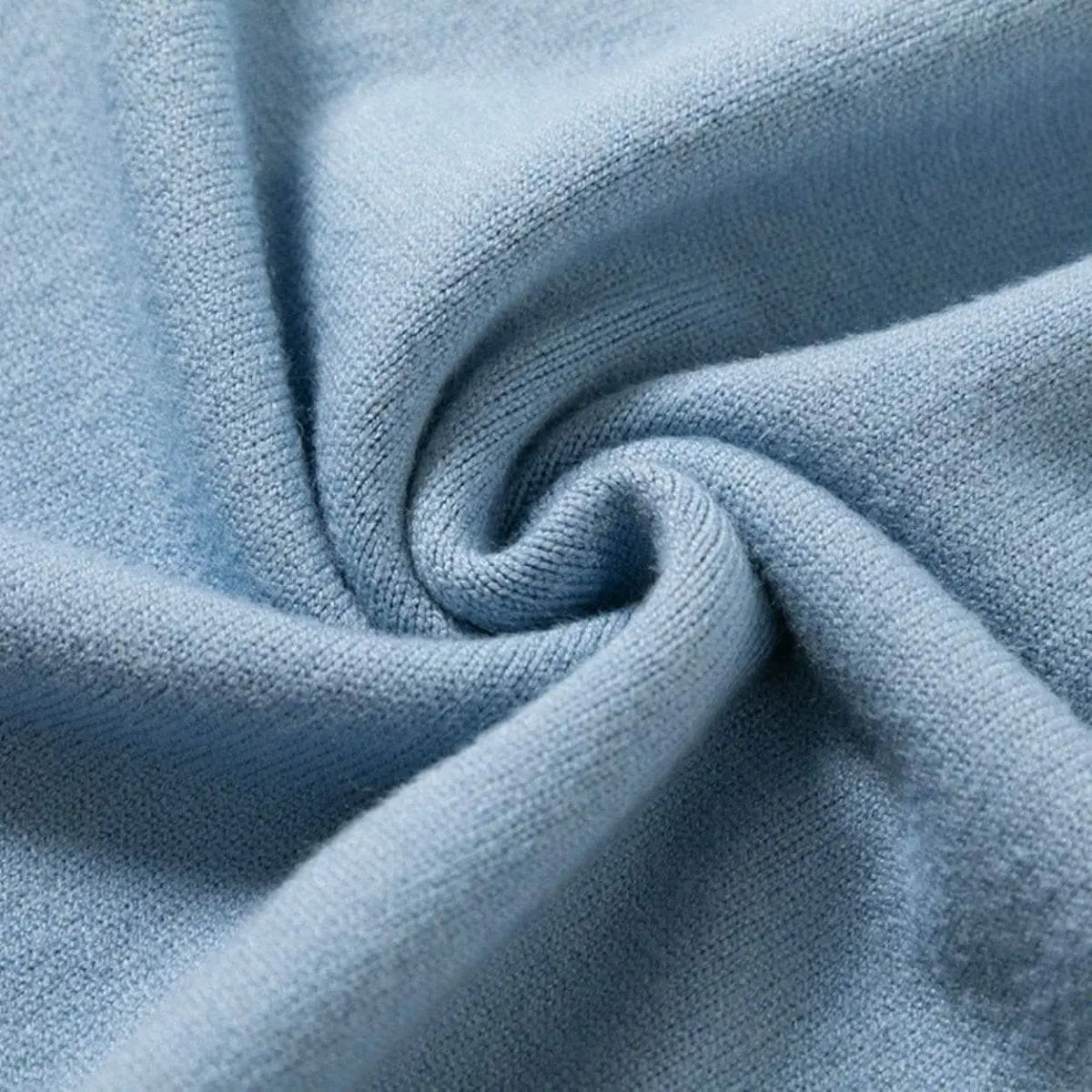 【動画あり】くすみカラーモックネックリブ切り替えワンピース 5色展開 mirror me