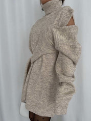 【動画あり】タートルネックデザインカットオーバーニット 5色展開 - select store mirror me【動画あり】タートルネックデザインカットオーバーニット 5色展開162283858mirror meselect store mirror me162283858①