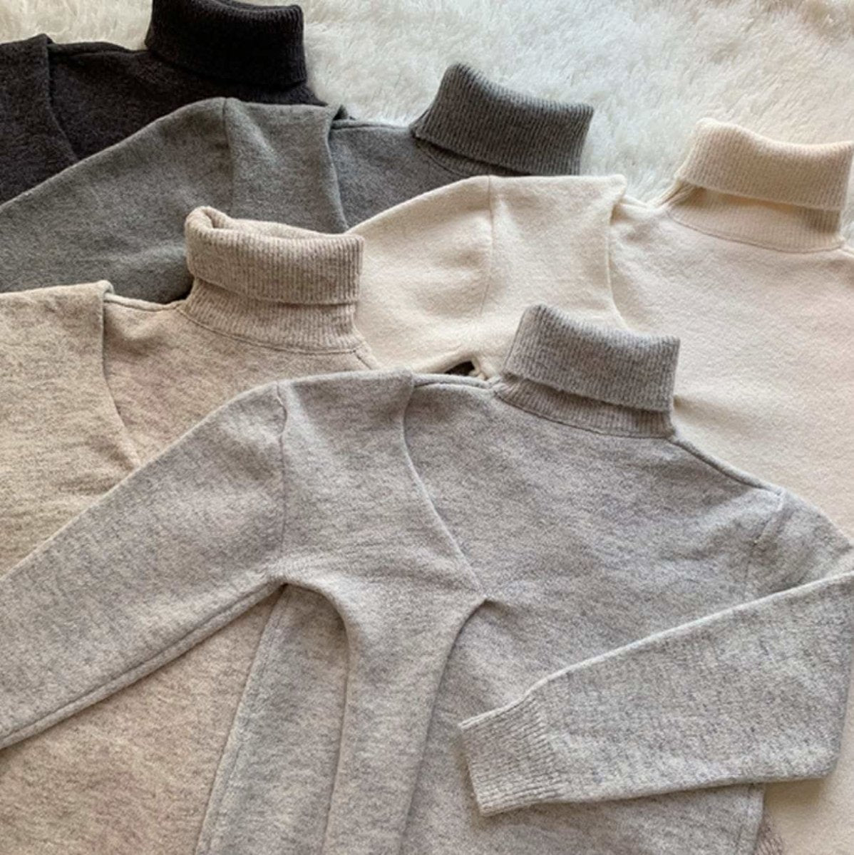 【動画あり】タートルネックデザインカットオーバーニット 5色展開 - select store mirror me【動画あり】タートルネックデザインカットオーバーニット 5色展開162283858mirror meselect store mirror me162283858①