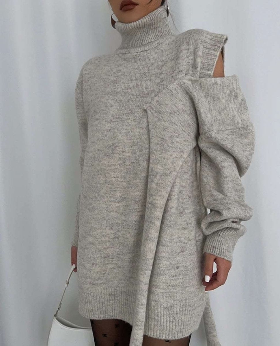 【動画あり】タートルネックデザインカットオーバーニット 5色展開 - select store mirror me【動画あり】タートルネックデザインカットオーバーニット 5色展開162283858mirror meselect store mirror me162283858①