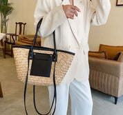 【動画あり】ストロー素材切り替えカゴバッグ 5色展開 - select store mirror me【動画あり】ストロー素材切り替えカゴバッグ 5色展開182244291mirror meselect store mirror me182244291ホワイト