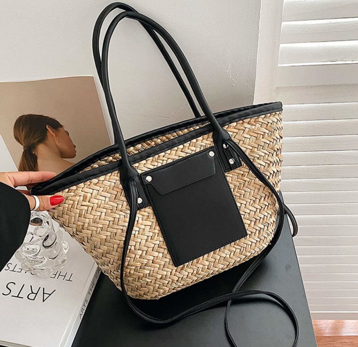 【動画あり】ストロー素材切り替えカゴバッグ 5色展開 - select store mirror me【動画あり】ストロー素材切り替えカゴバッグ 5色展開182244291mirror meselect store mirror me182244291ホワイト