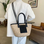 【動画あり】ストロー素材切り替えカゴバッグ 5色展開 - select store mirror me【動画あり】ストロー素材切り替えカゴバッグ 5色展開182244291mirror meselect store mirror me182244291ホワイト