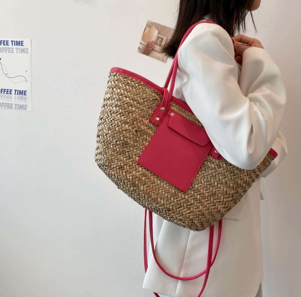【動画あり】ストロー素材切り替えカゴバッグ 5色展開 - select store mirror me【動画あり】ストロー素材切り替えカゴバッグ 5色展開182244291mirror meselect store mirror me182244291ホワイト