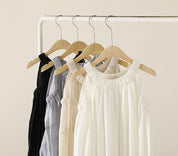 シフォンカットショルダーフレアロングワンピース 5色展開 - select store mirror meシフォンカットショルダーフレアロングワンピース 5色展開199894352mirror meselect store mirror me199894352ホワイト