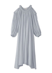 シフォンカットショルダーフレアロングワンピース 5色展開 - select store mirror meシフォンカットショルダーフレアロングワンピース 5色展開199894352mirror meselect store mirror me199894352ホワイト