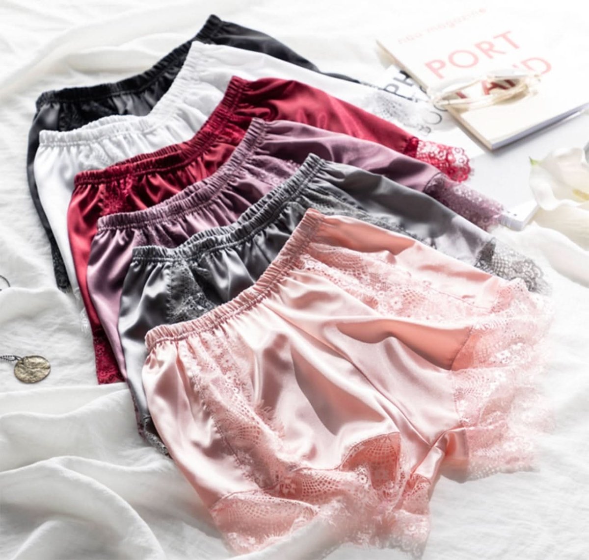 <即納在庫あり><下着透け防止用>レースインナー万能ショーツ 5色展開 - select store mirror me<即納在庫あり><下着透け防止用>レースインナー万能ショーツ 5色展開52691233mirror meselect store mirror me52691233ホワイト(S〜L)58cm〜75cmのウエストの方向け