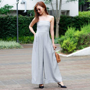 【動画あり】ベアトップグレーストライプワイドレッグロンパース - select store mirror me【動画あり】ベアトップグレーストライプワイドレッグロンパース52695563mirror meselect store mirror me52695563XS