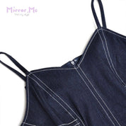 <インスタグラマー様ご愛用><伸縮性抜群>美シルエットマーメイドラインデニムワンピース - select store mirror me<インスタグラマー様ご愛用><伸縮性抜群>美シルエットマーメイドラインデニムワンピース52760900mirror meselect store mirror me52760900S