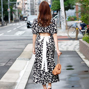 大人気!<サイズ展開豊富>【動画あり】バックオープンリボンデイジー柄マキシワンピース - select store mirror me大人気!<サイズ展開豊富>【動画あり】バックオープンリボンデイジー柄マキシワンピース57315129mirror meselect store mirror me57315129S