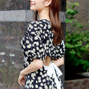 大人気!<サイズ展開豊富>【動画あり】バックオープンリボンデイジー柄マキシワンピース - select store mirror me大人気!<サイズ展開豊富>【動画あり】バックオープンリボンデイジー柄マキシワンピース57315129mirror meselect store mirror me57315129S