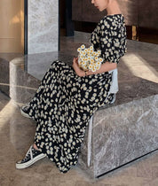 大人気!<サイズ展開豊富>【動画あり】バックオープンリボンデイジー柄マキシワンピース - select store mirror me大人気!<サイズ展開豊富>【動画あり】バックオープンリボンデイジー柄マキシワンピース57315129mirror meselect store mirror me57315129S