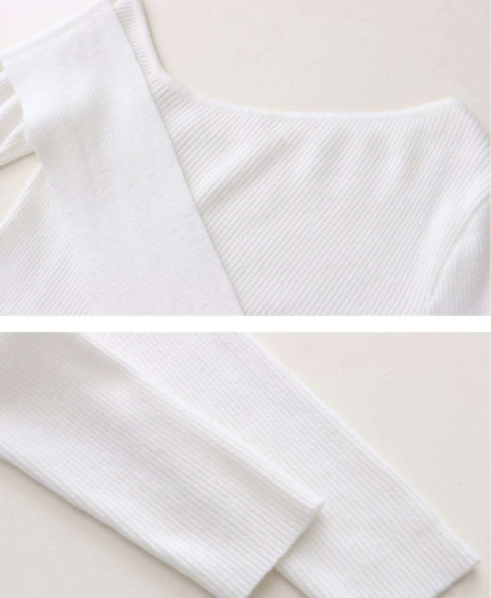 【動画あり】コアヤーン素材クロスニットトップス 6色展開 - select store mirror me【動画あり】コアヤーン素材クロスニットトップス 6色展開190815052mirror meselect store mirror me190815052ホワイト