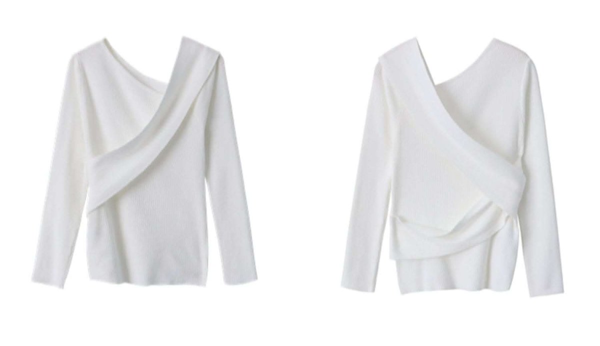 【動画あり】コアヤーン素材クロスニットトップス 6色展開 - select store mirror me【動画あり】コアヤーン素材クロスニットトップス 6色展開190815052mirror meselect store mirror me190815052ホワイト