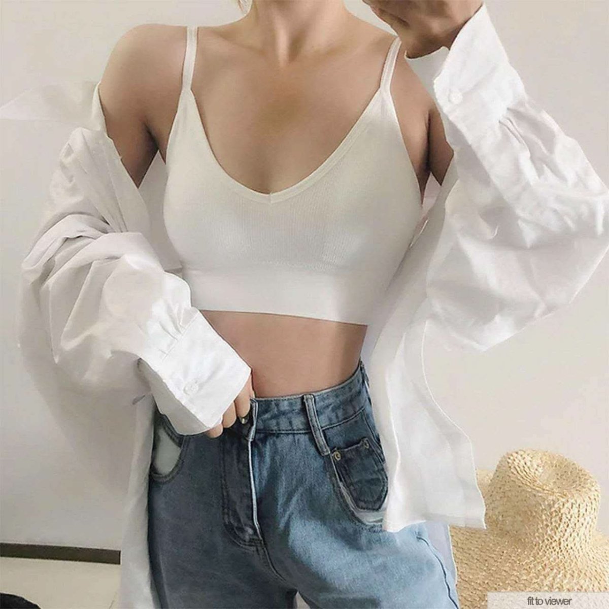 カップ付きオープンバックビスチェ 6色展開 - select store mirror meカップ付きオープンバックビスチェ 6色展開194555600mirror meselect store mirror me194555600ホワイト