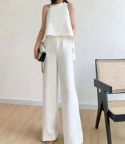 【動画あり】アメリカンネックホワイトワイドレッグロンパース - select store mirror me【動画あり】アメリカンネックホワイトワイドレッグロンパース74477820mirror meselect store mirror me74477820S