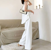 【動画あり】アメリカンネックホワイトワイドレッグロンパース - select store mirror me【動画あり】アメリカンネックホワイトワイドレッグロンパース74477820mirror meselect store mirror me74477820S