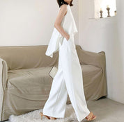 【動画あり】アメリカンネックホワイトワイドレッグロンパース - select store mirror me【動画あり】アメリカンネックホワイトワイドレッグロンパース74477820mirror meselect store mirror me74477820S