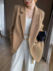 【動画あり】ヌーディーベージュアシンメトリーロングベルトジャケット - select store mirror me【動画あり】ヌーディーベージュアシンメトリーロングベルトジャケット84841688mirror meselect store mirror me84841688S