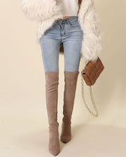 <ベージュ8cmヒール24.5cm1点即納>【動画あり】【本牛革】切り替えスエードアシンメトリーロングブーツ 3色展開&2種展開 - select store mirror me<ベージュ8cmヒール24.5cm1点即納>【動画あり】【本牛革】切り替えスエードアシンメトリーロングブーツ 3色展開&2種展開200367265mirror meselect store mirror me200367265ベージュ8cmヒール(裏地レザー) 22cm