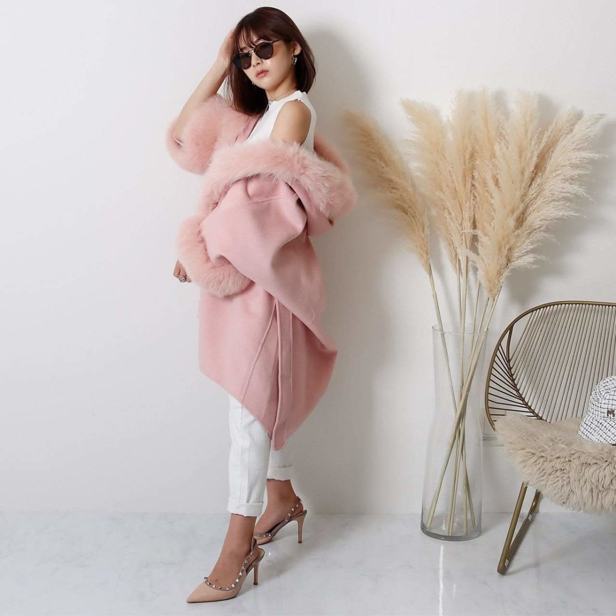 【高品質ウール90%&カシミヤ10%&リアルフォックスファー】【動画あり】ドルマンスリーブルーズコート 3色展開 - select store mirror me【高品質ウール90%&カシミヤ10%&リアルフォックスファー】【動画あり】ドルマンスリーブルーズコート 3色展開153297755mirror meselect store mirror me153297755ホワイト XS