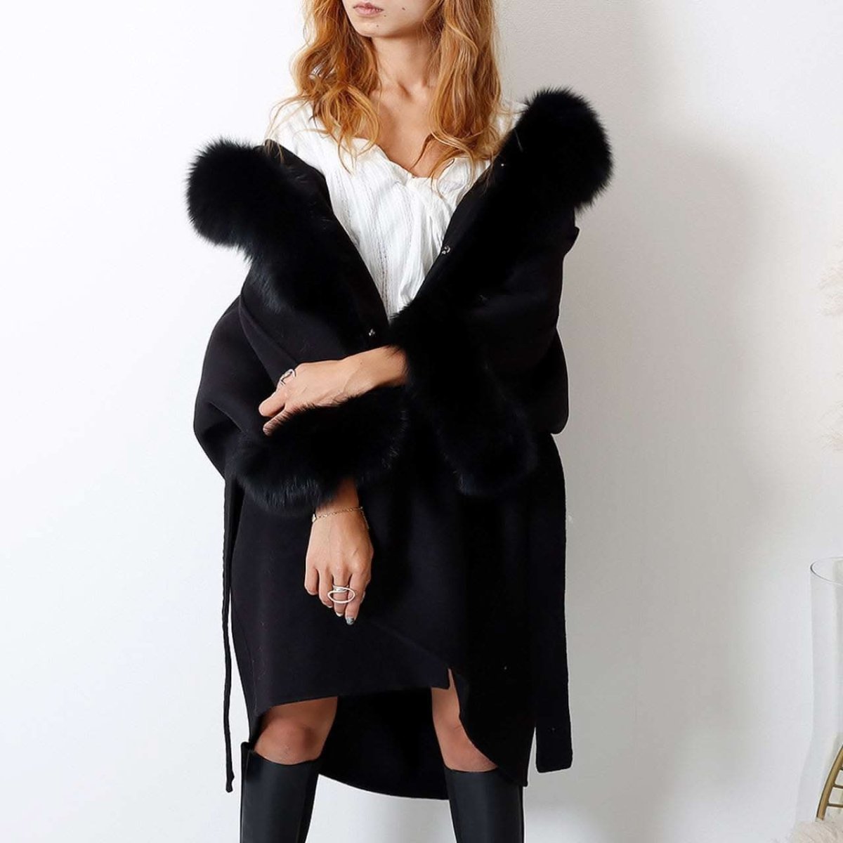 【高品質ウール90%&カシミヤ10%&リアルフォックスファー】【動画あり】ドルマンスリーブルーズコート 3色展開 - select store mirror me【高品質ウール90%&カシミヤ10%&リアルフォックスファー】【動画あり】ドルマンスリーブルーズコート 3色展開153297755mirror meselect store mirror me153297755ホワイト XS