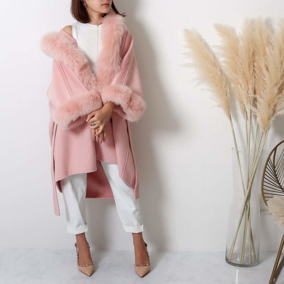 【高品質ウール90%&カシミヤ10%&リアルフォックスファー】【動画あり】ドルマンスリーブルーズコート 3色展開 - select store mirror me【高品質ウール90%&カシミヤ10%&リアルフォックスファー】【動画あり】ドルマンスリーブルーズコート 3色展開153297755mirror meselect store mirror me153297755ホワイト XS