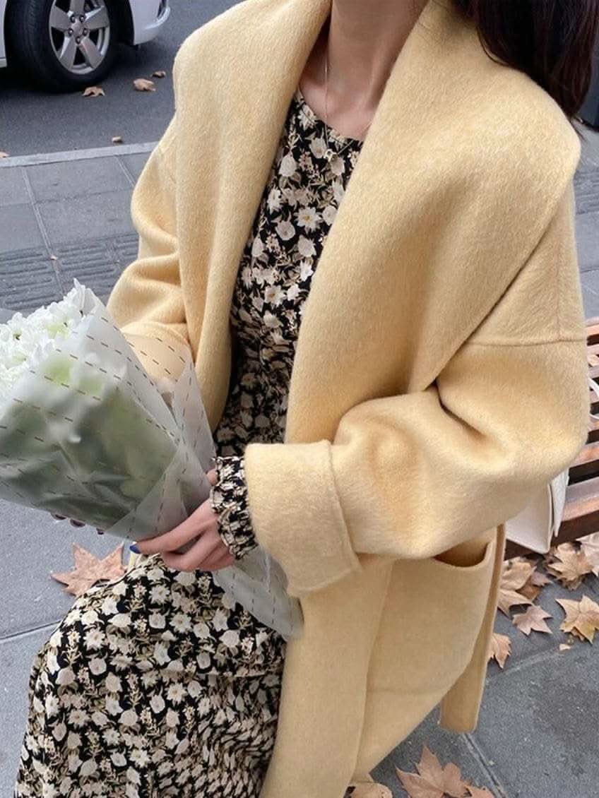 【高品質ウール90%】【動画あり】ライトイエローガウンウールコート - select store mirror me【高品質ウール90%】【動画あり】ライトイエローガウンウールコート191273116mirror meselect store mirror me191273116XS