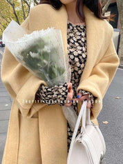 【高品質ウール90%】【動画あり】ライトイエローガウンウールコート - select store mirror me【高品質ウール90%】【動画あり】ライトイエローガウンウールコート191273116mirror meselect store mirror me191273116XS