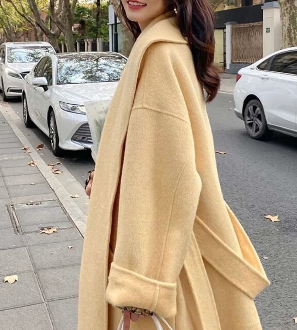 【高品質ウール90%】【動画あり】ライトイエローガウンウールコート - select store mirror me【高品質ウール90%】【動画あり】ライトイエローガウンウールコート191273116mirror meselect store mirror me191273116XS