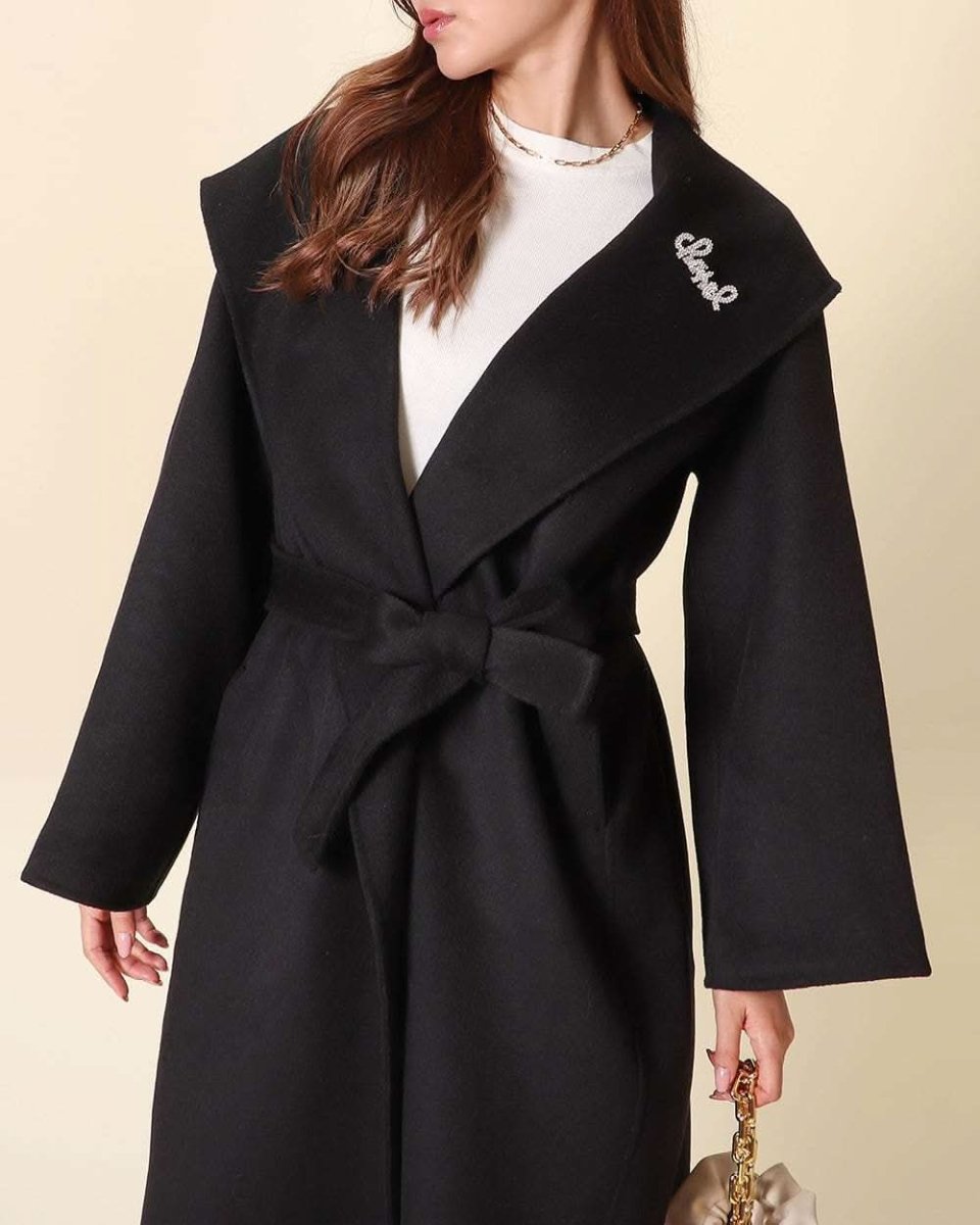 熟練職人の手作業【高品質ウール95%】【動画あり】ビビットカラーブローチ付きウールコート 4色展開 - select store mirror me熟練職人の手作業【高品質ウール95%】【動画あり】ビビットカラーブローチ付きウールコート 4色展開153370023mirror meselect store mirror me153370023マスタードイエロー S