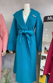 熟練職人の手作業【高品質ウール95%】【動画あり】ビビットカラーブローチ付きウールコート 4色展開 - select store mirror me熟練職人の手作業【高品質ウール95%】【動画あり】ビビットカラーブローチ付きウールコート 4色展開153370023mirror meselect store mirror me153370023マスタードイエロー S