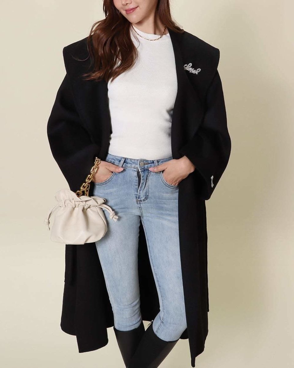 熟練職人の手作業【高品質ウール95%】【動画あり】ビビットカラーブローチ付きウールコート 4色展開 - select store mirror me熟練職人の手作業【高品質ウール95%】【動画あり】ビビットカラーブローチ付きウールコート 4色展開153370023mirror meselect store mirror me153370023マスタードイエロー S