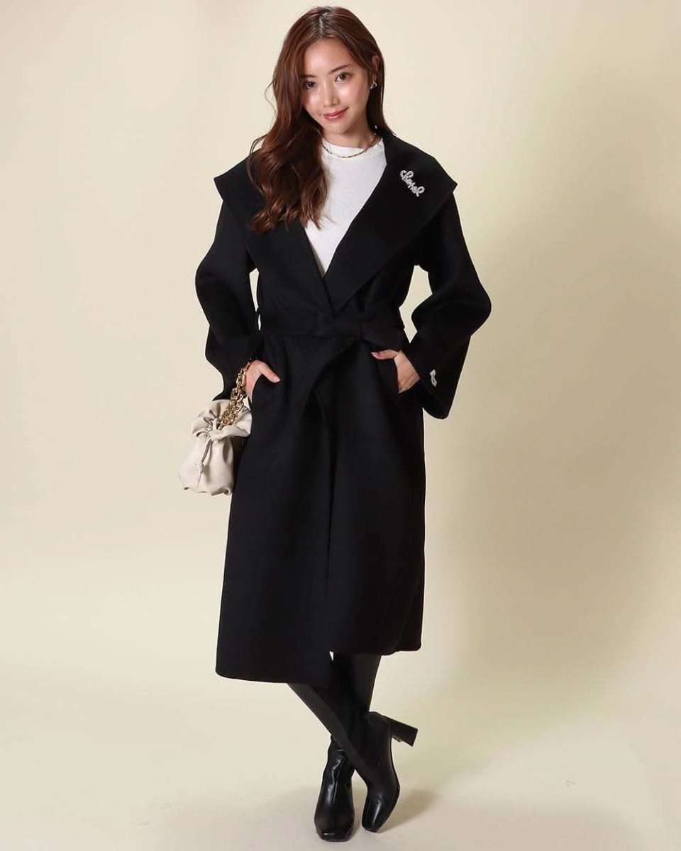 熟練職人の手作業【高品質ウール95%】【動画あり】ビビットカラーブローチ付きウールコート 4色展開 - select store mirror me熟練職人の手作業【高品質ウール95%】【動画あり】ビビットカラーブローチ付きウールコート 4色展開153370023mirror meselect store mirror me153370023マスタードイエロー S