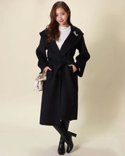 熟練職人の手作業【高品質ウール95%】【動画あり】ビビットカラーブローチ付きウールコート 4色展開 - select store mirror me熟練職人の手作業【高品質ウール95%】【動画あり】ビビットカラーブローチ付きウールコート 4色展開153370023mirror meselect store mirror me153370023マスタードイエロー S