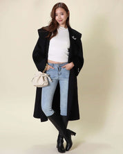 熟練職人の手作業【高品質ウール95%】【動画あり】ビビットカラーブローチ付きウールコート 4色展開 - select store mirror me熟練職人の手作業【高品質ウール95%】【動画あり】ビビットカラーブローチ付きウールコート 4色展開153370023mirror meselect store mirror me153370023マスタードイエロー S