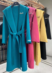 熟練職人の手作業【高品質ウール95%】【動画あり】ビビットカラーブローチ付きウールコート 4色展開 - select store mirror me熟練職人の手作業【高品質ウール95%】【動画あり】ビビットカラーブローチ付きウールコート 4色展開153370023mirror meselect store mirror me153370023マスタードイエロー S