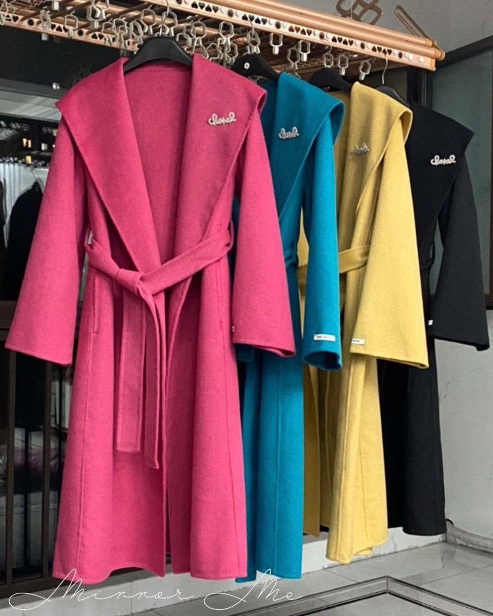 熟練職人の手作業【高品質ウール95%】【動画あり】ビビットカラーブローチ付きウールコート 4色展開 - select store mirror me熟練職人の手作業【高品質ウール95%】【動画あり】ビビットカラーブローチ付きウールコート 4色展開153370023mirror meselect store mirror me153370023マスタードイエロー S