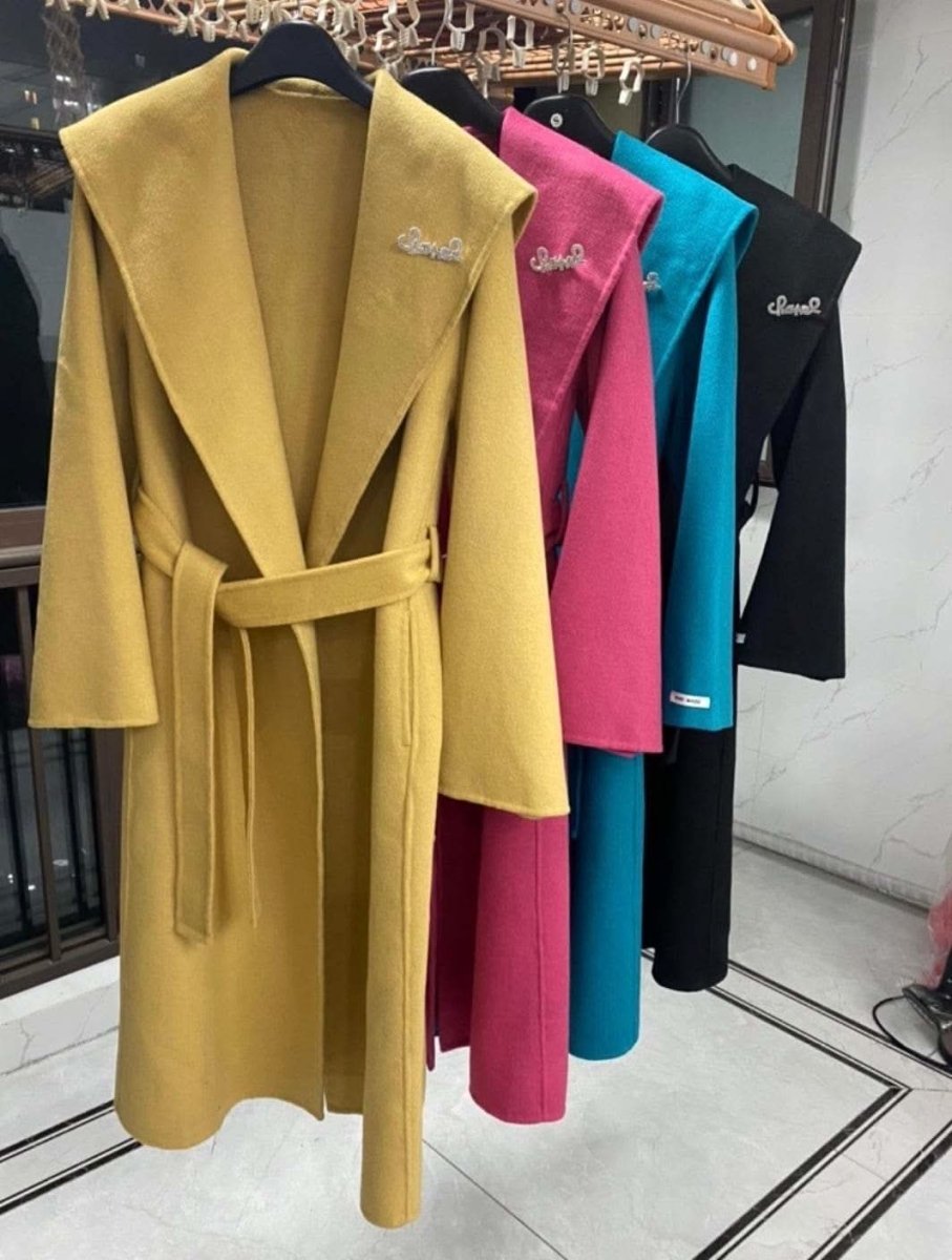 熟練職人の手作業【高品質ウール95%】【動画あり】ビビットカラーブローチ付きウールコート 4色展開 - select store mirror me熟練職人の手作業【高品質ウール95%】【動画あり】ビビットカラーブローチ付きウールコート 4色展開153370023mirror meselect store mirror me153370023マスタードイエロー S