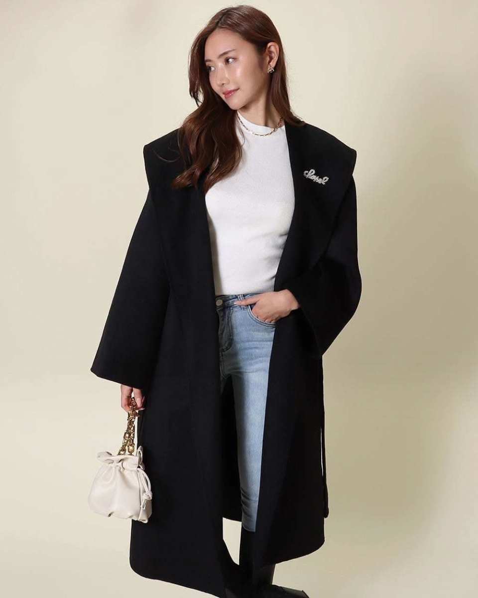 熟練職人の手作業【高品質ウール95%】【動画あり】ビビットカラーブローチ付きウールコート 4色展開 - select store mirror me熟練職人の手作業【高品質ウール95%】【動画あり】ビビットカラーブローチ付きウールコート 4色展開153370023mirror meselect store mirror me153370023マスタードイエロー S