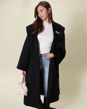 熟練職人の手作業【高品質ウール95%】【動画あり】ビビットカラーブローチ付きウールコート 4色展開 - select store mirror me熟練職人の手作業【高品質ウール95%】【動画あり】ビビットカラーブローチ付きウールコート 4色展開153370023mirror meselect store mirror me153370023マスタードイエロー S