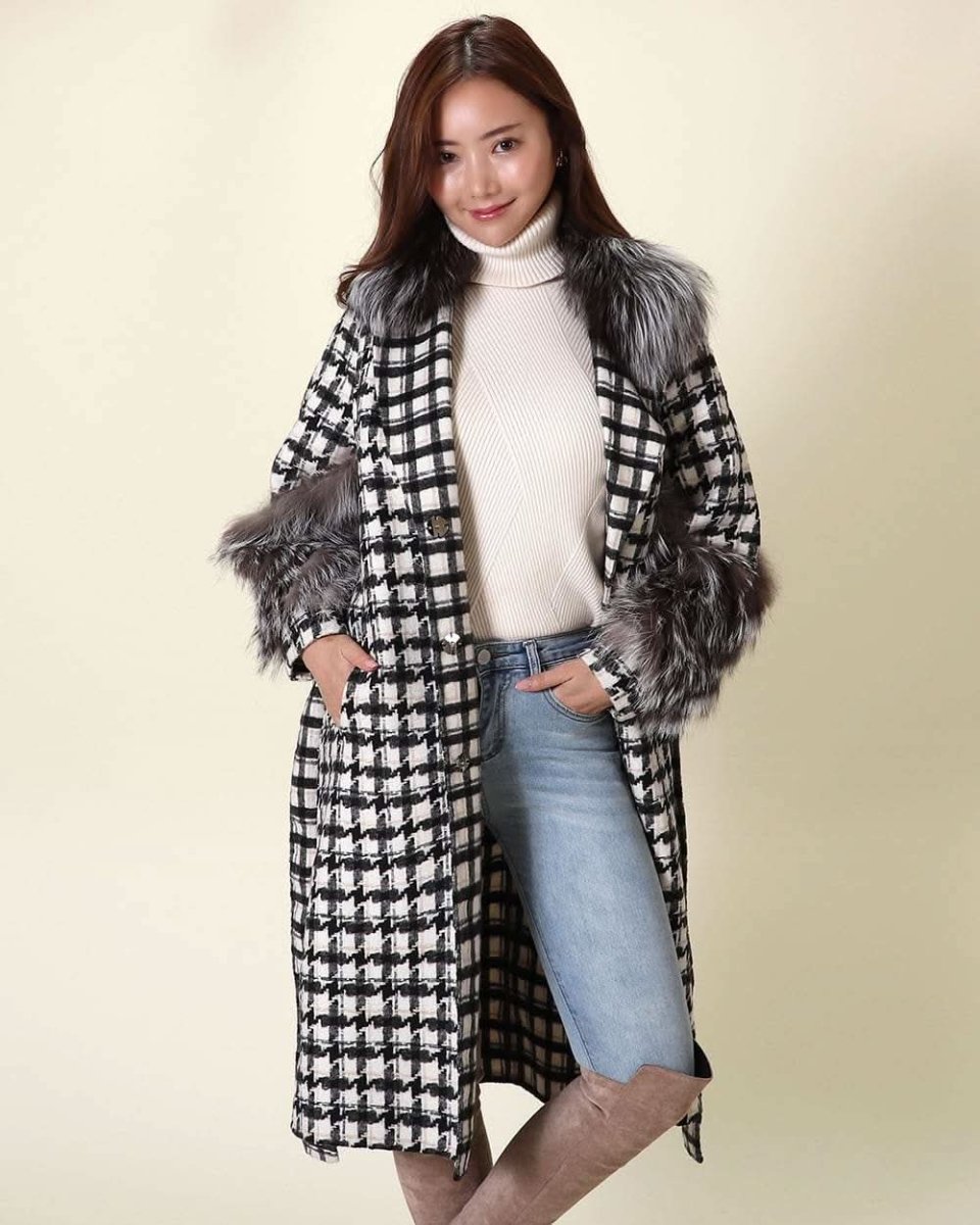 【高品質ウール95%&リアルフォックスファー100%】【動画あり】ボリュームファースリーブ襟ロングスリットコート 3色展開 - select store mirror me【高品質ウール95%&リアルフォックスファー100%】【動画あり】ボリュームファースリーブ襟ロングスリットコート 3色展開153368547mirror meselect store mirror me153368547ホワイト M