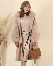 【高品質ウール95%&リアルフォックスファー100%】【動画あり】ボリュームファースリーブ襟ロングスリットコート 3色展開 - select store mirror me【高品質ウール95%&リアルフォックスファー100%】【動画あり】ボリュームファースリーブ襟ロングスリットコート 3色展開153368547mirror meselect store mirror me153368547ホワイト M